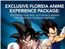 Tablet Screenshot of floridaanime.com